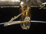 The Japanese H-II Transfer Vehicle Docked to the Harmony Node