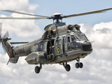 A Eurocopter AS332 Super Puma Helicopter of the Brazilian Navy