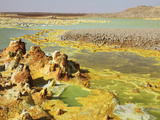 Potassium Salt Deposits  Dallol Geothermal Area  Danakil Depression  Ethiopia