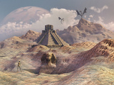 An Alien World with Earth-Like Structures