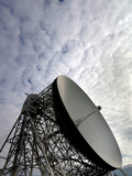 The Lovell Telescope at Jodrell Bank Observatory in Cheshire  England
