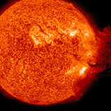 A M-2 Solar Flare with Coronal Mass Ejection