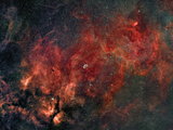 Widefield View of He Crescent Nebula