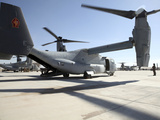 V-22 Osprey Tiltrotor Aircraft at Camp Bastion  Afghanistan