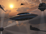 Artist's Concept of Alien Stealth Technology