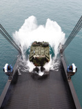 Amphibious Assault Vehicles Disembark from USNS 1st LT Jack Lummus