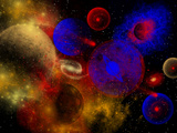 The Universe and its Wondrous Colors and Variety of Stars and Planets