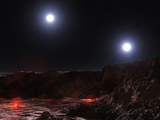Artist's Concept of the Mizar a Star System
