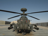An Apache Helicopter at Camp Bastion  Afghanistan