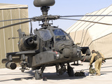 An Apache Helicopter at Camp Bastion  Afghanistan