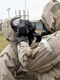 An Airman Assists His Wingman During an Operational Readiness Exercise