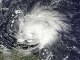 Hurricane Tomas over the Lesser Antilles