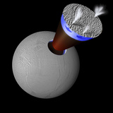 A Schematic Showing the Layers of Enceladus