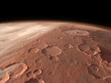 Heavily Cratered Highlands on the Surface of Mars