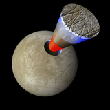 A Schematic Showing the Layers of Europa