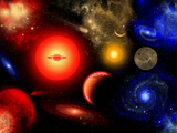 Conceptual Image of Binary Star Systems That are Found Throughout Our Galaxy