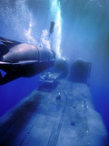 A MK-8 Mod-0 Seal Delivery Vehicle Rendezvous with the USS Kamehameha