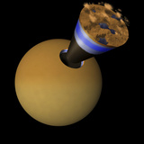 A Schematic Showing the Layers of Titan