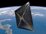 Artist Concept of NanoSail-D in Space