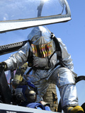 A Rescue Drill Is Performed on the Flight Deck of USS George HW Bush