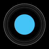 An Illustration Showing the Details of the Rings of Uranus
