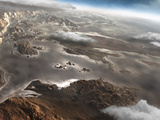 A Flooded Aram Chaos Region on the Planet Mars