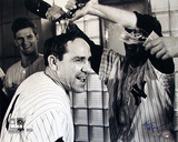 Ken Regan Autographed Yogi Berra Champagne Celebration B&W Horizontal Photograph