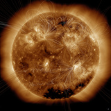 Magnetic Field Lines on the Sun