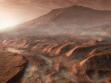A Light Fog Forms in a Desiccated Gully in Gale Crater  Mars