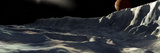Ice Scarp on Jupiter's Large Moon  Callisto