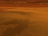 Artist's Concept of the Surface of Saturn's Moon Titan