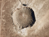 A Meteorite Impact Crater in the Northern Arizona Desert of the United States