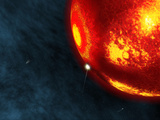 Artist's Concept of an Early Earth Impact