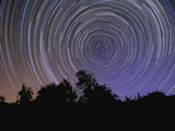 Circular Star Trails Taken from Alentejo  Portugal