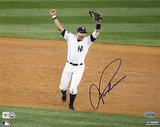 Alex Rodriguez Autographed 2009 WS Arms Raised Celebration Horizontal Photograph