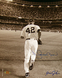 Mariano Rivera 2006 Entering The Game Sepia Photo (Signed By Anthony Causi)