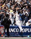 David Wright Autographed Dive Into the Stands Photograph