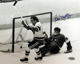 Bob Nystrom Autographed Game Winning Goal Celebration Photograph
