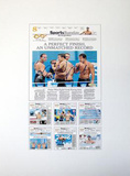 Michael Phelps Autographed New York Times Exclusive Collage