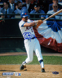 Cleon Jones Autographed New York Mets Swing Vertical Photograph