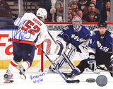 Mike Green Autographed '8 Straight - 2/14/09' Goal vs Tampa Photograph