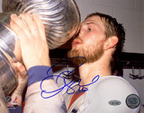 Gary Roberts Autographed Drinking From Stanley Cup Photograph