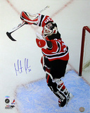 Martin Brodeur Autographed 552nd Win Vertical Photograph