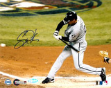 Scott Podsednik 2005 World Series Game Four Triple Autographed Photo (Hand Signed Collectable)