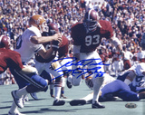 Marty Lyons Rushing Color Photo w/' Roll Tide' Insc