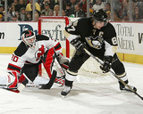 Martin Brodeur Autographed vs Crosby Photograph