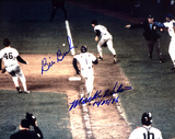 Bill Buckner & Mookie Wilson Dual   Wilson "10/25/86" Autographed Photo (Hand Signed Collectable)