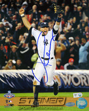 Alex Rodriguez Autographed Running Off The Field 2009 WS Celebration Vertical Photograph