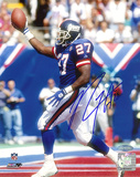Rodney Hampton Autographed Giants TD Celebration Photograph