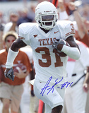 Aaron Ross Autographed University Of Texas Vertical Photograph